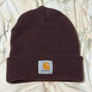 Carhartt Knit Cuffed Beanie/Toque - Colour: Blackberry (Burgundy)
